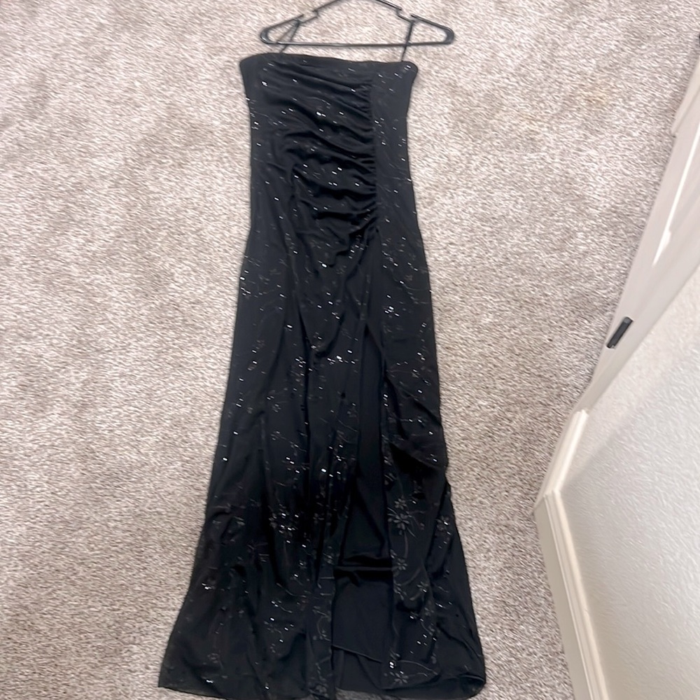 Long black dress size large